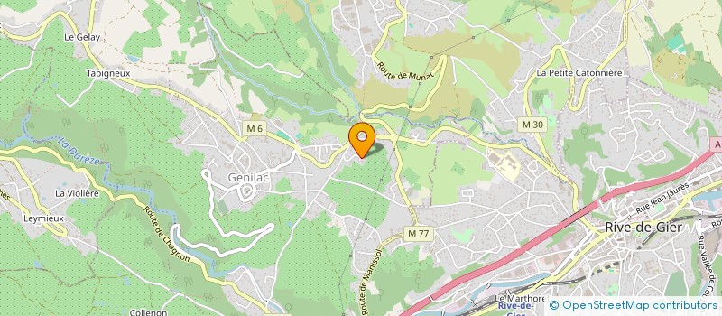 localisation de l'entreprise SCI DES SYCOMORES  GENILAC