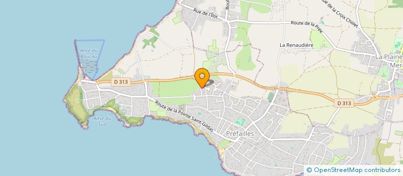 localisation de l'entreprise SCI DES SYSEATOM  PREFAILLES