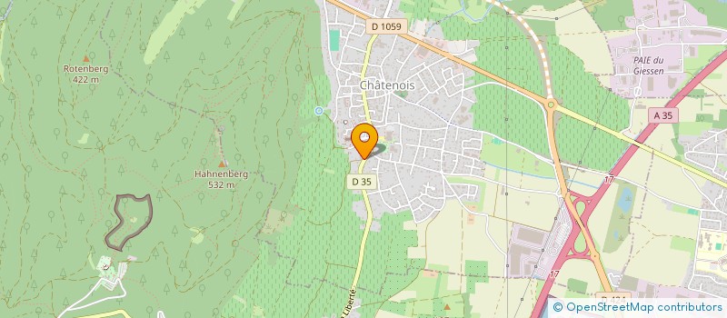 localisation de l'entreprise SCI DES TABELLIONS DE CHATENOIS  CHATENOIS