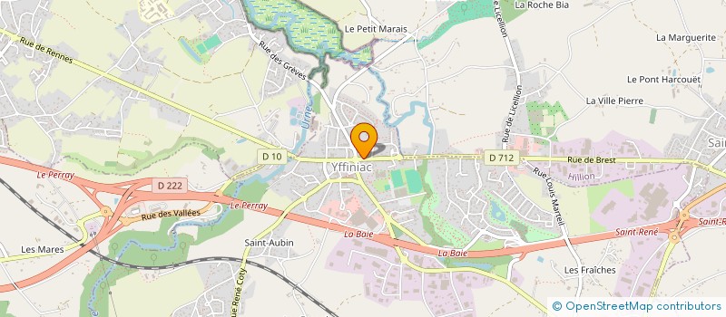 localisation de l'entreprise SCI DES TADORNES  YFFINIAC