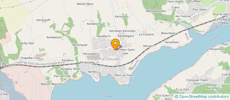 localisation de l'entreprise SCI DES TADORNES  GUIPAVAS