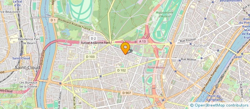 localisation de l'entreprise SCI DES TADORNES à BOULOGNE-BILLANCOURT