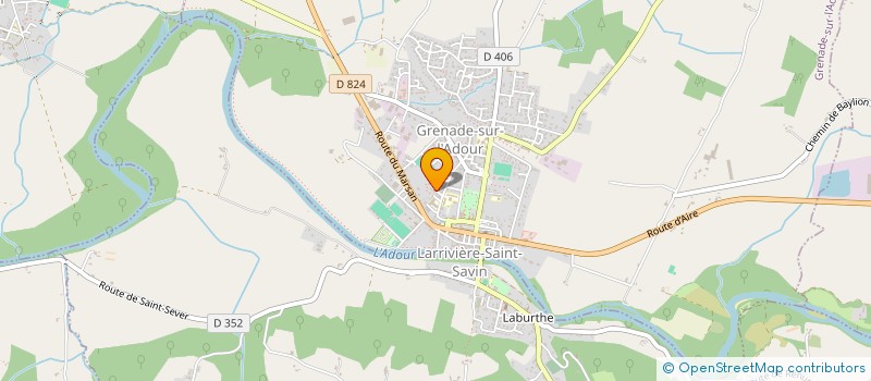 localisation de l'entreprise SCI DES TAMARINS à GRENADE-SUR-L'ADOUR