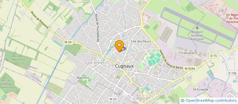 localisation de l'entreprise SCI DES TAMARIS à VILLENEUVE-TOLOSANE