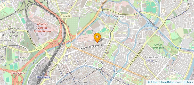 localisation de l'entreprise SCI DES TANNERIES  STRASBOURG