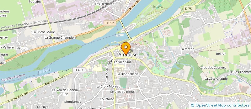 localisation de l'entreprise SCI DES TANNEURS  AMBOISE