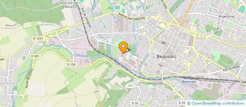 localisation de l'entreprise SCI DES TANNEURS  BEAUVAIS