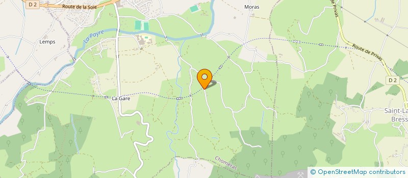 localisation de l'entreprise SCI DES TANNEURS  CHOMERAC