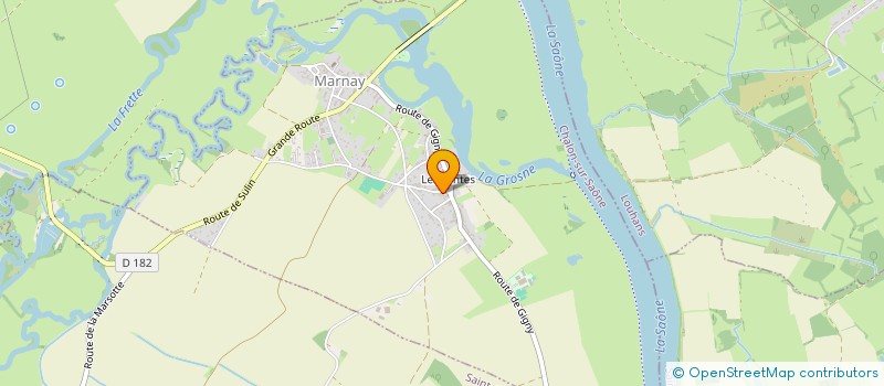 localisation de l'entreprise SCI DES TANTES  OUROUX-SUR-SAONE