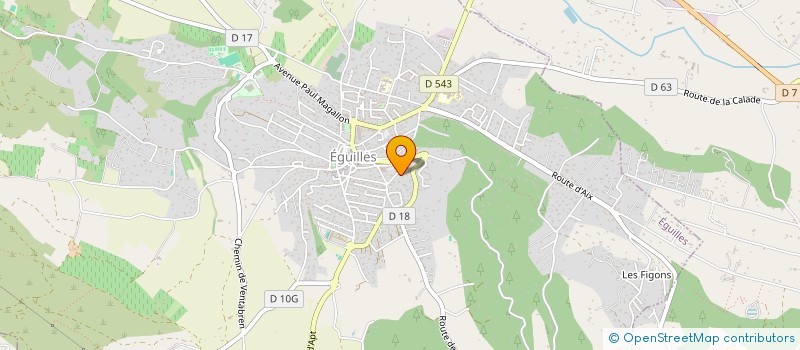 localisation de l'entreprise SCI DES TASSELLES à EGUILLES