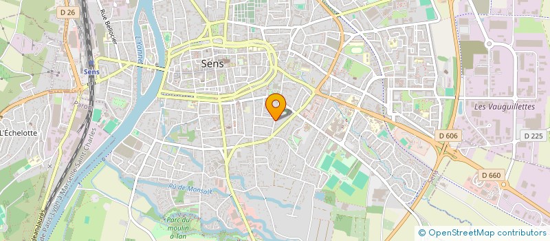 localisation de l'entreprise SCI DES TAUPES à SENS