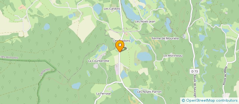 localisation de l'entreprise SCI DES TCHOKOS  MELISEY