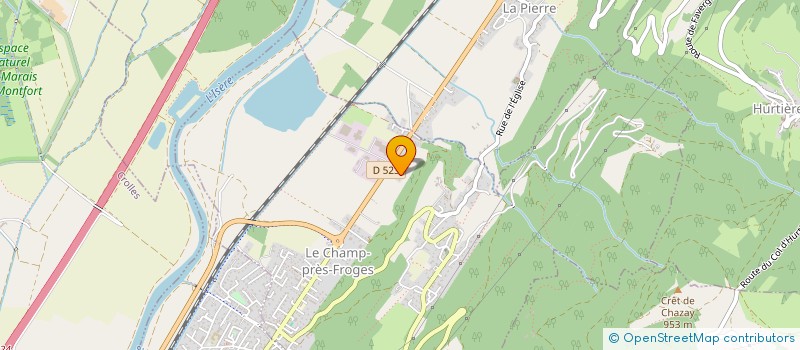 localisation de l'entreprise SCI DES TEMOINS  LE CHAMP-PRES-FROGES