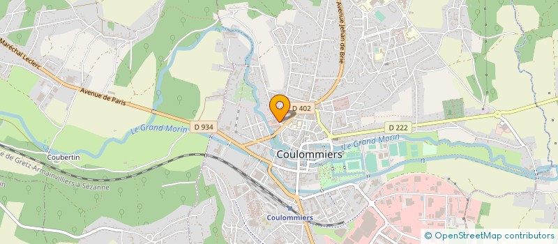 localisation de l'entreprise SCI DES TEMPLIERS à COULOMMIERS