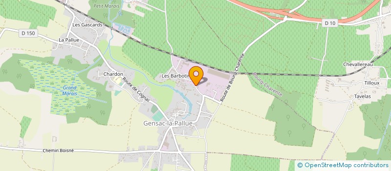 localisation de l'entreprise SCI DES TEMPLIERS à COGNAC