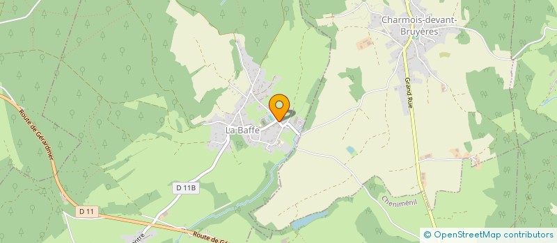 localisation de l'entreprise SCI DES TEMPLIERS  LA BAFFE