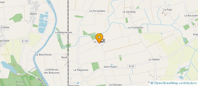 localisation de l'entreprise SCI DES TEMPLIERS  GUIPRY-MESSAC