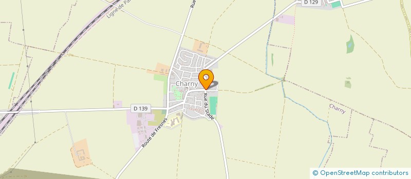 localisation de l'entreprise SCI DES TEMPLIERS DE CHOISY  CHARNY