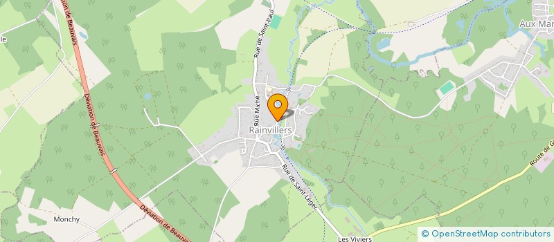 localisation de l'entreprise SCI DES TEMPLIERS DE SEN  RAINVILLERS