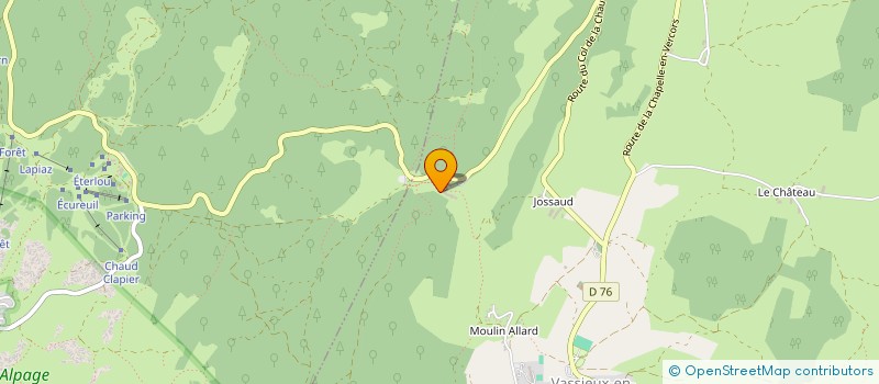 localisation de l'entreprise SCI DES TEMPLIERS LE PASSAGE  SAINT-AGNAN-EN-VERCORS