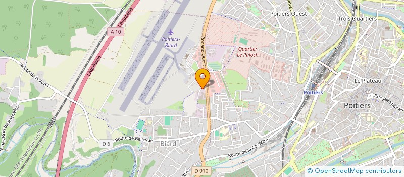 localisation de l'entreprise SCI DES TEMPS MODERNES 1966  BIARD