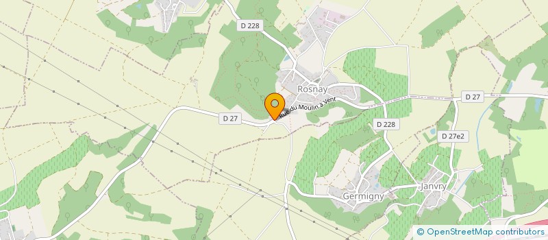 localisation de l'entreprise SCI DES TENDONNIERES DU BAS ROSNAY à ROSNAY