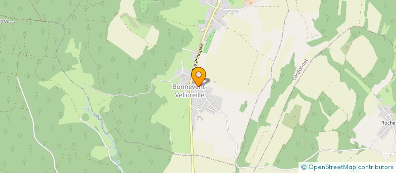 localisation de l'entreprise SCI DES TERRASSES  BONNEVENT-VELLOREILLE