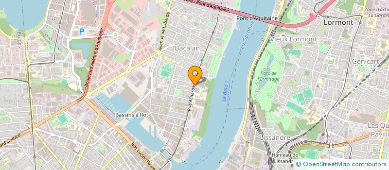 localisation de l'entreprise SCI DES TERRES  BORDEAUX