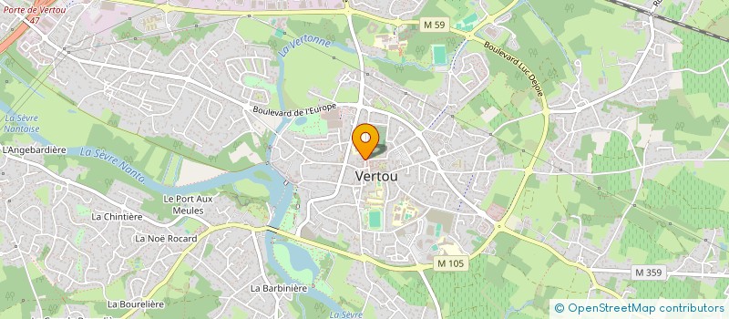 localisation de l'entreprise SCI DES TERRES AUX GUES  VERTOU