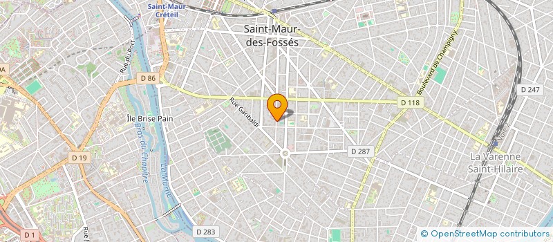 localisation de l'entreprise SCI DES TERRES BLANCHES à SAINT-MAUR-DES-FOSSES