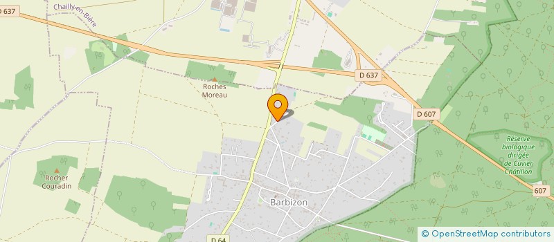 localisation de l'entreprise SCI DES TERRES BLANCHES  BARBIZON