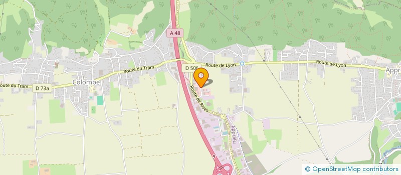 localisation de l'entreprise SCI DES TERRES CHAUDES  IZEAUX