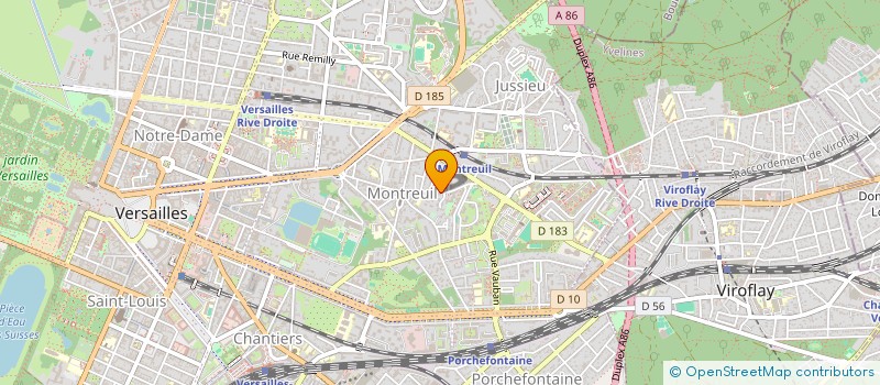 localisation de l'entreprise SCI DES TERRES D AIGUIRANDE à VERSAILLES