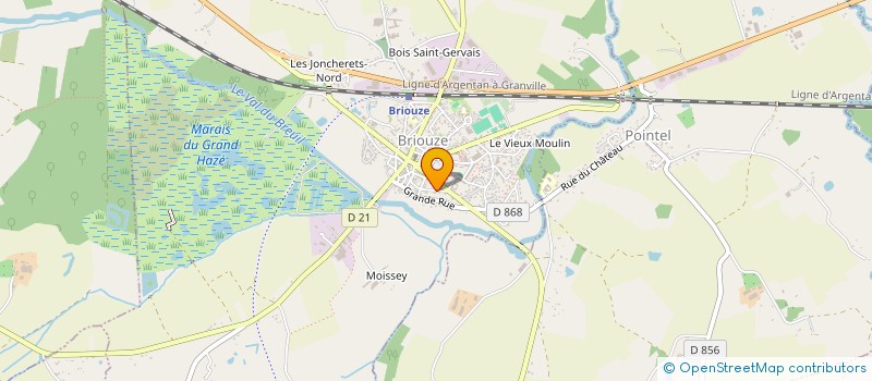 localisation de l'entreprise SCI DES TERRES DE L ENCLOS à BRIOUZE