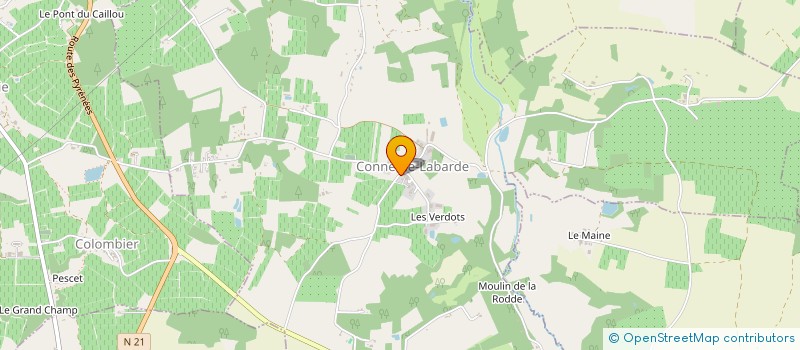 localisation de l'entreprise SCI DES TERRES DOUCES  CONNE DE LABARDE