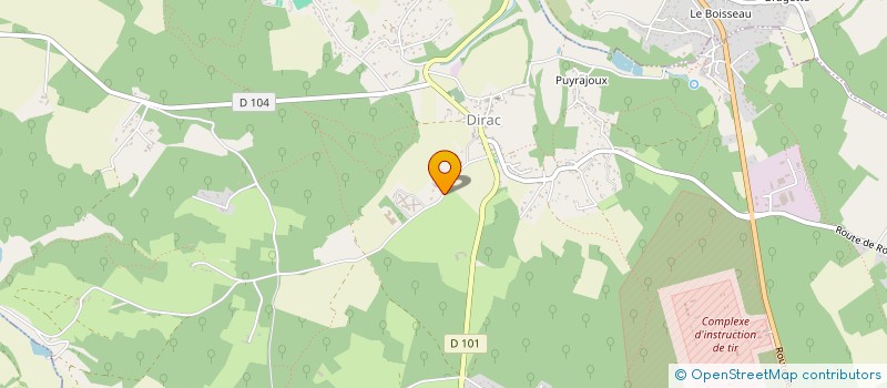 localisation de l'entreprise SCI DES TERRES DU BOURG  DIRAC
