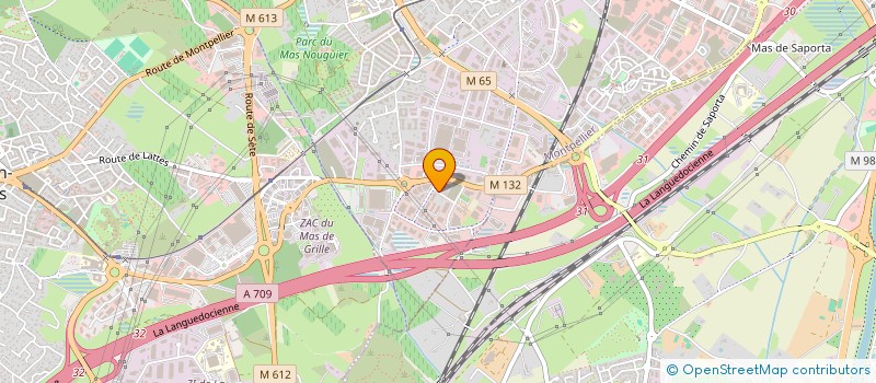 localisation de l'entreprise SCI DES TERRES DU MAS DE TANDON à MONTPELLIER