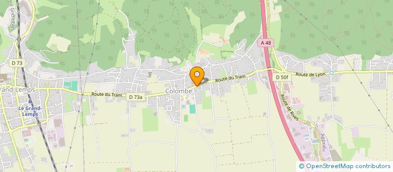 localisation de l'entreprise SCI DES TERRES FROIDES  COLOMBE