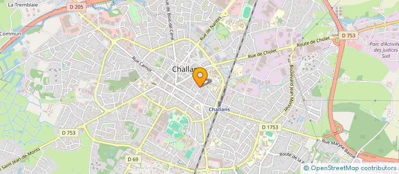localisation de l'entreprise SCI DES TERRES NEUVES 2 à CHALLANS