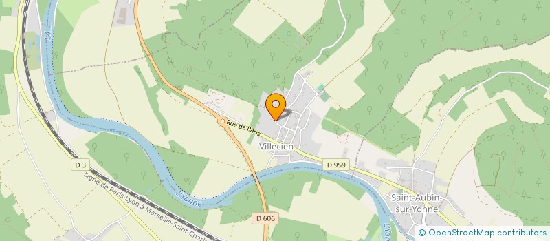 localisation de l'entreprise SCI DES TERRES ROUGES  VILLECIEN