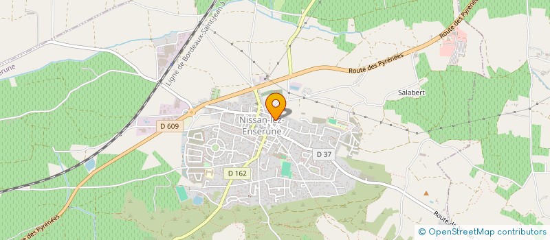 localisation de l'entreprise SCI DES TERRES ROUSSES  NISSAN-LEZ-ENSERUNE
