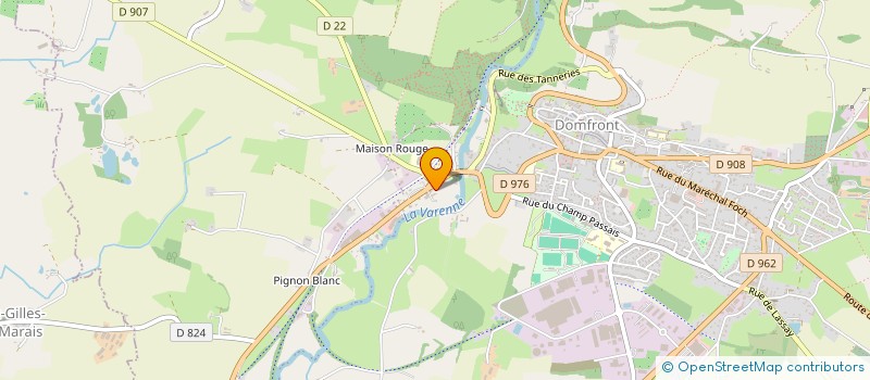 localisation de l'entreprise SCI DES TERRIERS à DOMFRONT-EN-POIRAIE