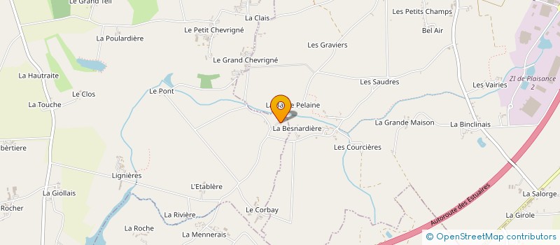 localisation de l'entreprise SCI DES TERTRES  SAINT-HILAIRE-DES-LANDES