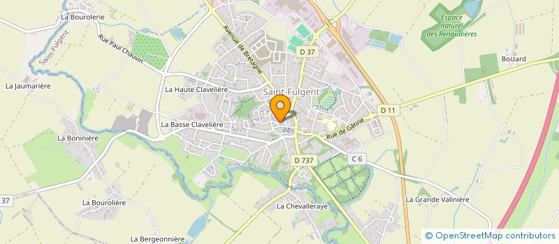 localisation de l'entreprise SCI DES THERIAQUES  SAINT-FULGENT