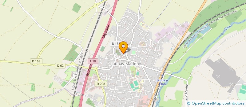 localisation de l'entreprise SCI DES THERMES  JAUNAY-MARIGNY