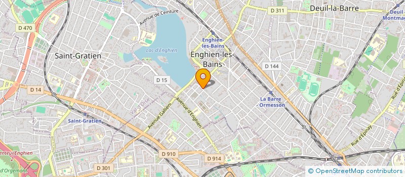 localisation de l'entreprise SCI DES THERMES à ENGHIEN-LES-BAINS