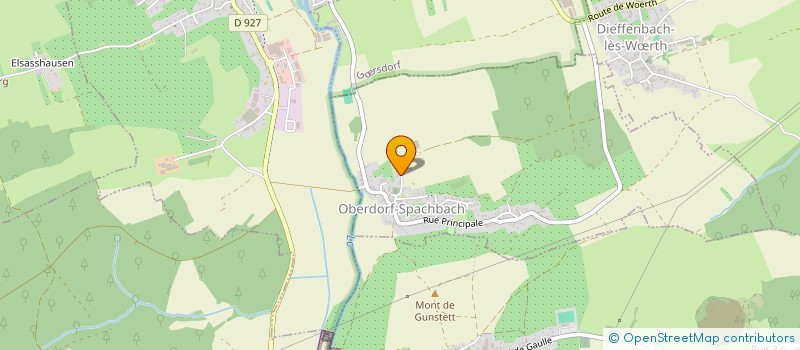localisation de l'entreprise SCI DES THERMES  OBERDORF-SPACHBACH