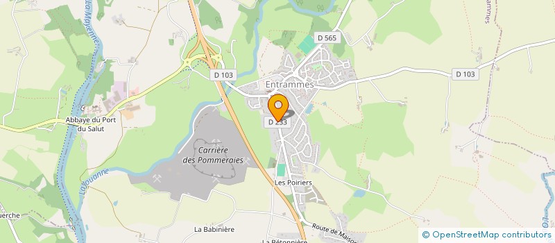 localisation de l'entreprise SCI DES THERMES  ENTRAMMES