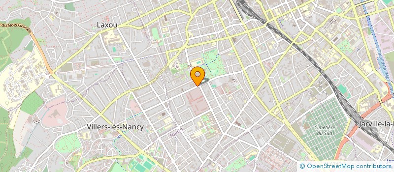 localisation de l'entreprise SCI DES THERMES  NANCY