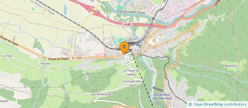 localisation de l'entreprise SCI DES THERMES  SAINT-GERVAIS-LES-BAINS